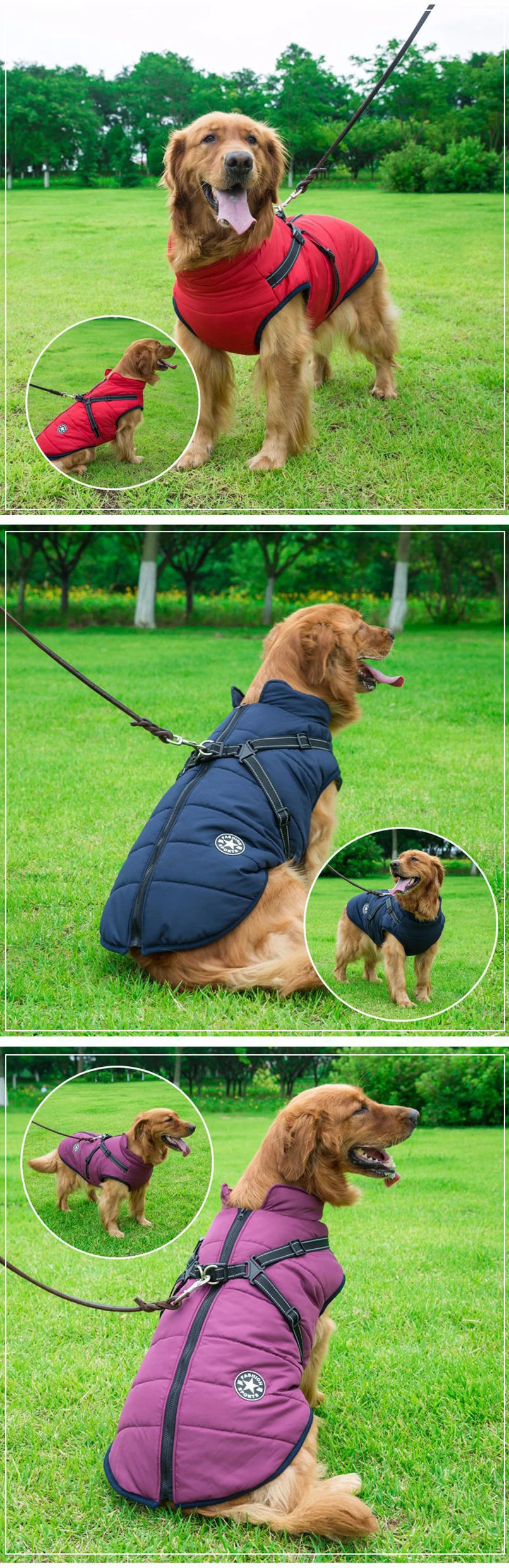 Winter Dog Coat Jacket